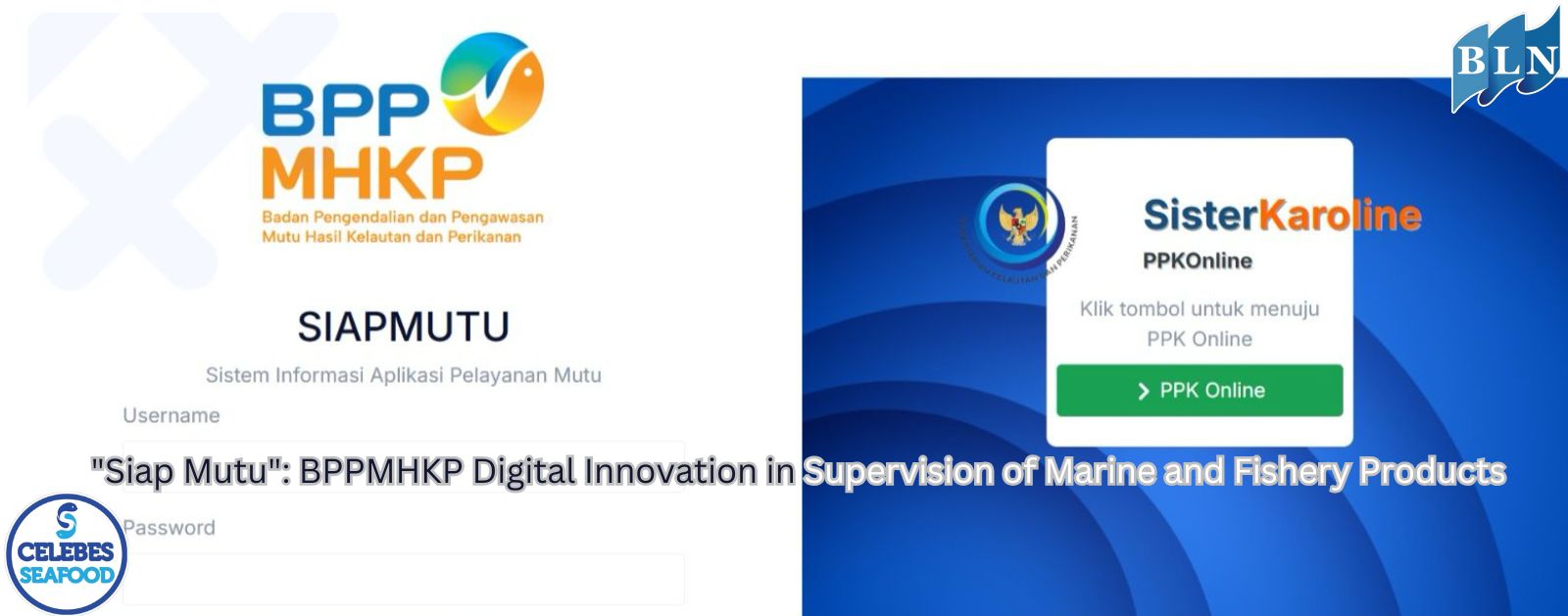 Siap Mutu BPPMHKP Digital Innovation in Supervision of Marine and Fishery Products